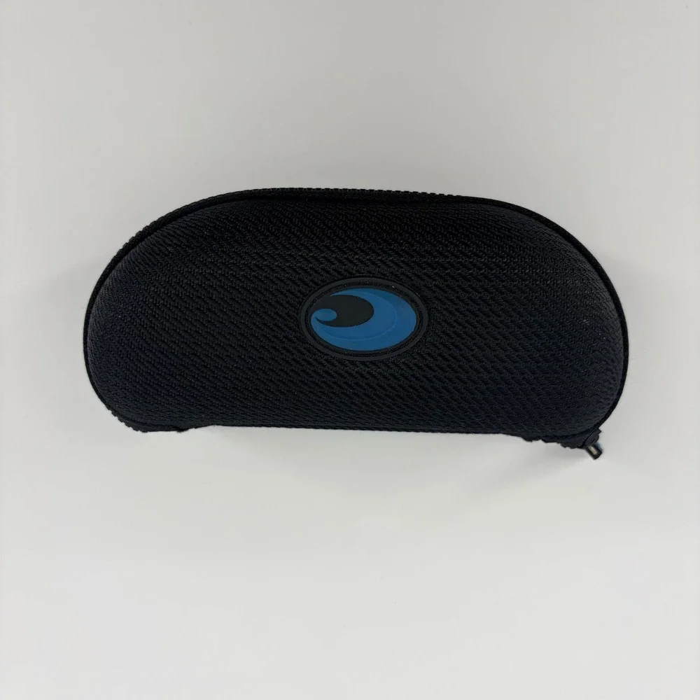 Costa‎ Del Mar Hard Shell Sunglasses Case & Pouch OS Sport Outdoor Black Green
